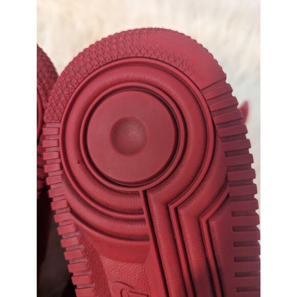 Nike Air Force 1 Mid Red October triple gym red suede - Picture 9 of 16